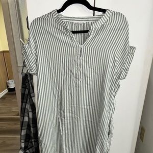 Beach lunch lounge - Striped Spencer Dress